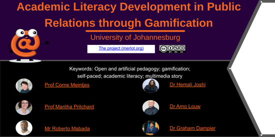 Academic literacy development in public relations through gamification