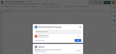 Make the service account email address an editor to your Google Sheet in the sharing settings.
