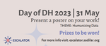 Exciting opportunity to win prizes for DH posters!